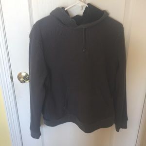 Old Navy Mens Medium Grey Waffle Sweatshirt